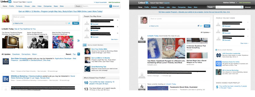 LinkedIn Gets a Makeover | New vs. Old | COSO Media