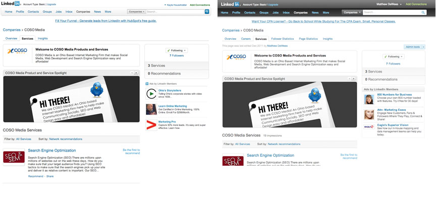 LinkedIn Gets a Makeover | Differences | COSO Media