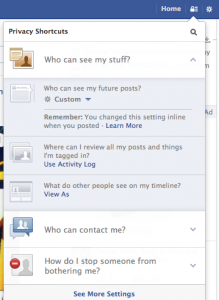who can see my stuff Facebook’s New Easy Navigation | Who can see my stuff | COSO Media